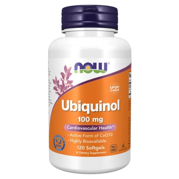 Ubiquinol 100 mg, kapsułki, 120 szt. (Now Foods)