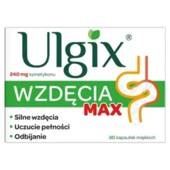 Ulgix Wzdęcia Max, kapsułki miękkie, 30 szt.