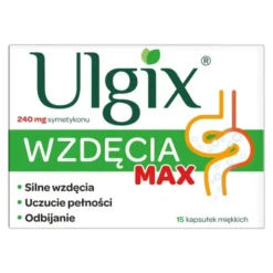Ulgix Wzdęcia Max, kapsułki miękkie, 15 szt.