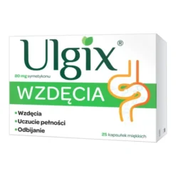 Ulgix Wzdęcia, 80 mg, kapsułki miękkie, 25 szt.