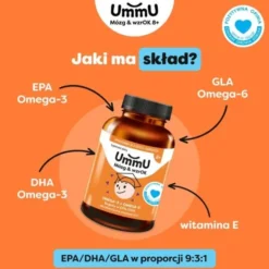 UmmU Mózg & wzrOK 8+, kapsułki miękkie, 240 szt.