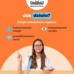 UmmU Mózg & wzrOK 8+, kapsułki miękkie, 240 szt.