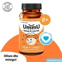 UmmU Mózg & wzrOK 8+, kapsułki miękkie, 120 szt.