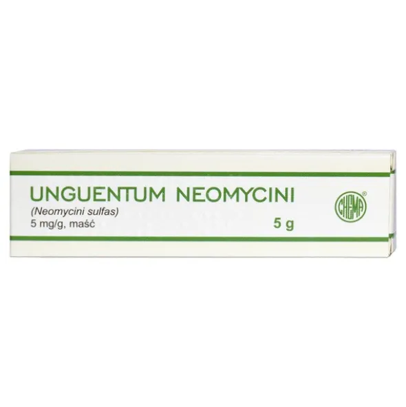 Unguentum Neomycini, (5 mg/g), maść, 5 g (tuba)