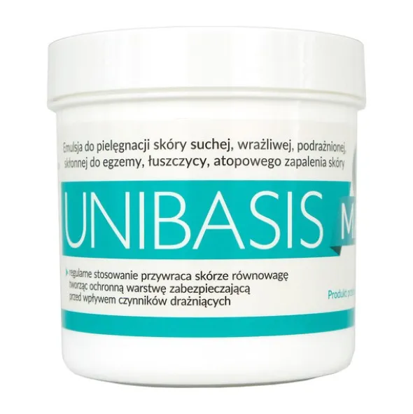 Unibasis Max, emulsja do pielęgnacji skóry suchej, wrażliwej, podrażnionej, 250 g