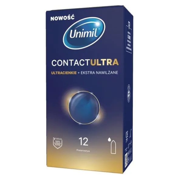 Unimil Contact Ultra, prezerwatywy, 12 szt.