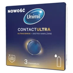Unimil Contact Ultra, prezerwatywy, 3 szt.