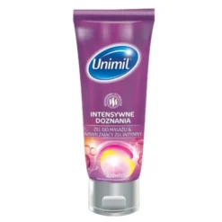 Unimil Intensywne Doznania, nawilżający żel intymny do masażu, 200 ml