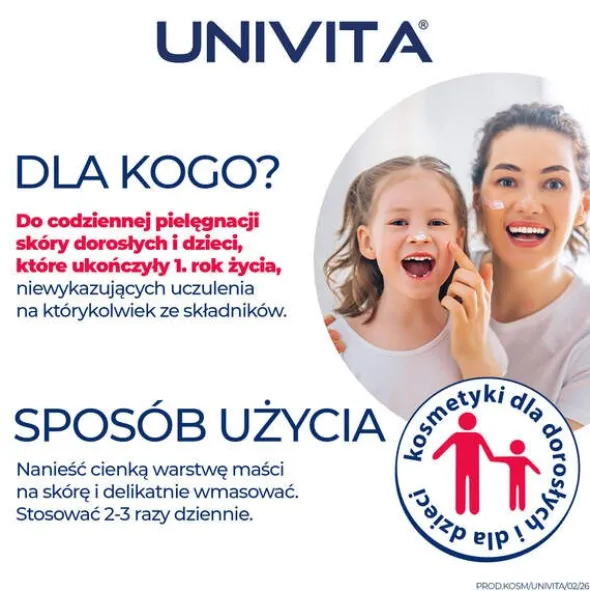 Univita, maść z witaminą A 1800 j.m./g, 30 g