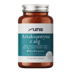 Uns Astaksantyna z alg, kapsułki twarde, 60 szt.