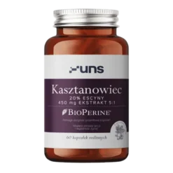 Uns Kasztanowiec + Bioperine, kapsułki, 60 szt.