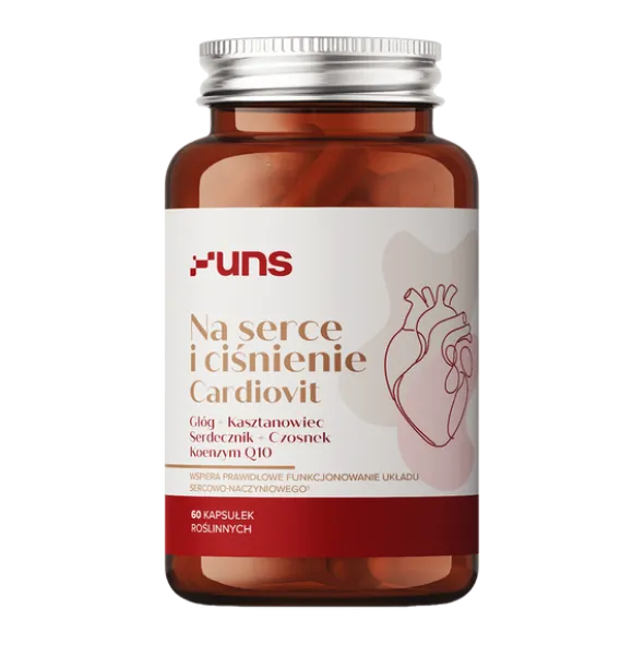 Uns Na serce i ciśnienie Cardiovit, kapsułki twarde, 60 szt.