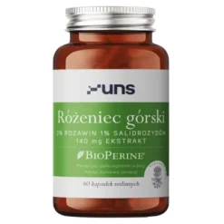 Uns Różeniec Górski + Bioperine, kapsułki twarde, 60 szt.