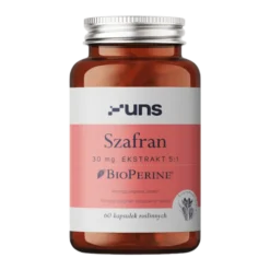 Uns Szafran + Bioperine, kapsułki, 60 szt.