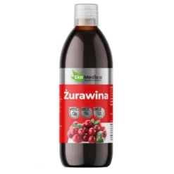 Żurawina 100%, płyn, 500 ml (EkaMedica)