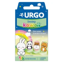 Urgo Kawaii, plastry z opatrunkiem dla dzieci, 16 szt.