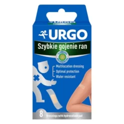 Urgo Szybkie gojenie ran, opatrunek z kompresem hydrokoloidowym, 8 szt.