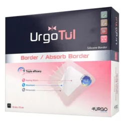 UrgoTul Absorb Border, opatrunek, 10 cm x 10 cm, 1 szt. (z opakowania wielosztukowego)