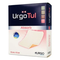 UrgoTul Absorb, opatrunek, 10 cm x 10 cm, 1 szt. (z opakowania wielosztukowego)