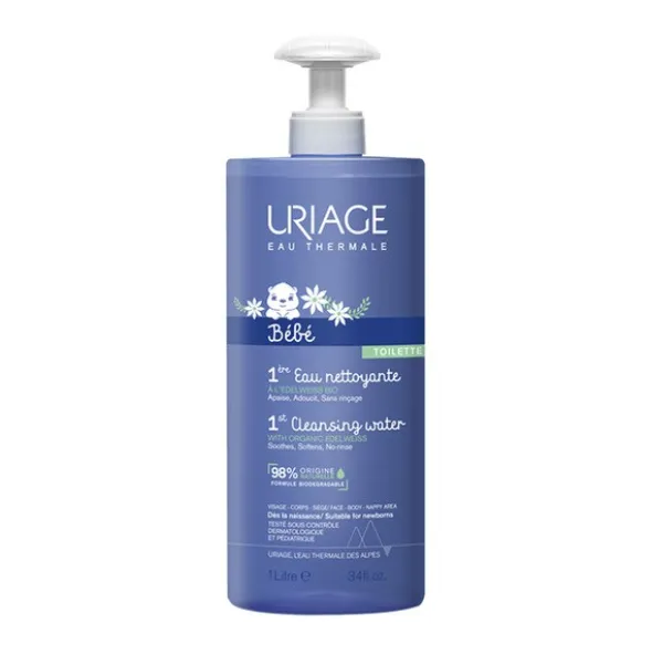 Uriage Bebe 1st, woda oczyszczająca dla dzieci, 500 ml