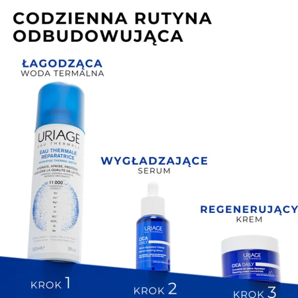 Uriage Cica Daily, krem - koncentrat odbudowujący, 50 ml