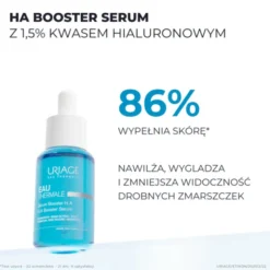 Uriage Eau Thermale Booster HA, nawilżające serum do twarzy, 30 ml