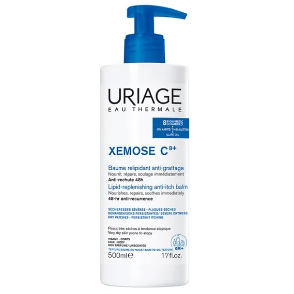 Uriage Xemose, kojący olejek w kremie, 500 ml