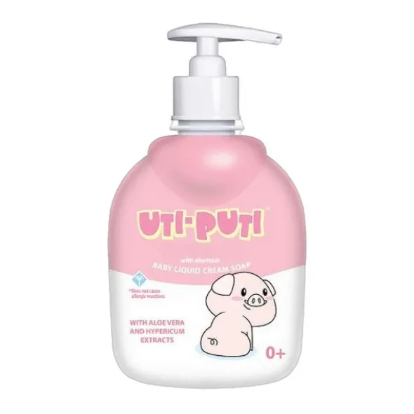 Uti-puti, mydło w płynie z ekstraktem z aloesu i dziurawca, 300 ml