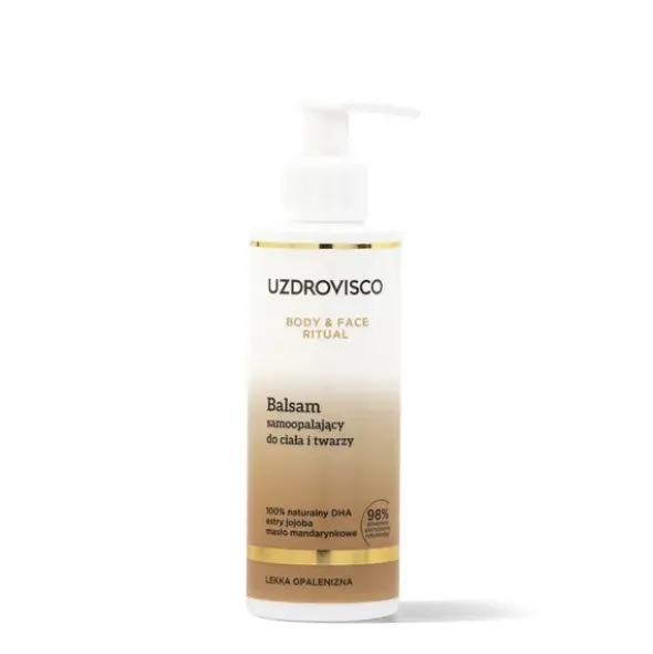 Uzdrovisco Body & Face Ritual, balsam samoopalający do ciała i twarzy, 200 ml