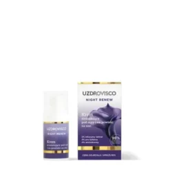 Uzdrovisco Night Renew, krem stymulujący pod oczy i na powieki na noc, 15 ml