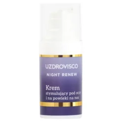 Uzdrovisco Night Renew, krem stymulujący pod oczy i na powieki na noc, 15 ml