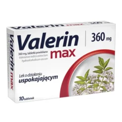Valerin max, 360 mg, tabletki powlekane, 10 szt.