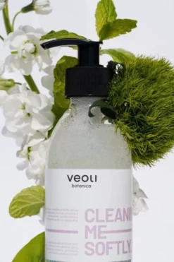 Veoli Botanica Cleaning Me Softly, żel nawilżająco-łagodzący do mycia twarzy, 190 ml