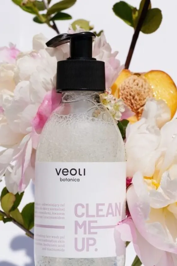 Veoli Botanica Clean Me Up, żel oczyszająco-odświeżający do mycia twarzy, 190 ml