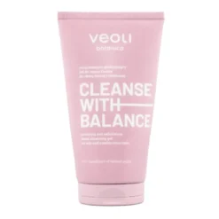 Veoli Botanica Cleanse With Balance, żel oczyszczająco-peelingujący do mycia twarzy, 150 ml