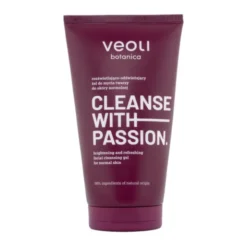Veoli Botanica Cleanse With Passion, żel rozświetlająco-odświeżający do mycia twarzy, 150 ml
