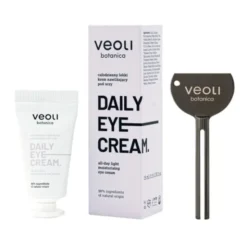 Veoli Botanica Daily Eye Cream, całodzienny lekki krem nawilżający pod oczy, 15 ml