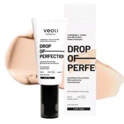 Veoli Botanica Drop Of Perfection SPF 20, wygładzająco-kryjący krem BB do skóry tłustej i mieszanej, 1.5 N Ivory, 30 ml