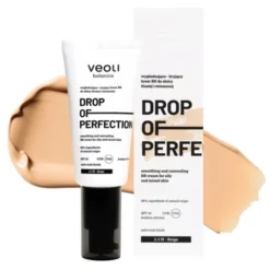 Veoli Botanica Drop Of Perfection SPF 20, wygładzająco-kryjący krem BB do skóry tłustej i mieszanej, 2.5 N Beige, 30 ml