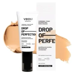 Veoli Botanica Drop Of Perfection SPF 20, wygładzająco-kryjący krem BB do skóry tłustej i mieszanej,3.0 W Golden Beige, 30 ml
