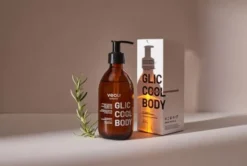 Veoli Botanica Glic Cool Body, żel złuszczająco-regulujący do mycia ciała, 280 ml
