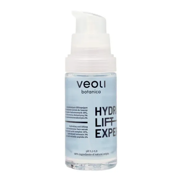 Veoli Botanica Hydra Lift Expert, nawadniająco-liftingujące serum multi-molekularne, 30 ml