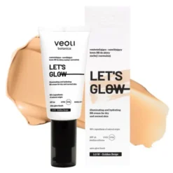 Veoli Botanica Let's Glow SPF 20, rozświetlająco-nawilżający krem BB do skóry suchej i normalnej, 3.0 W Golden Beige, 30 ml