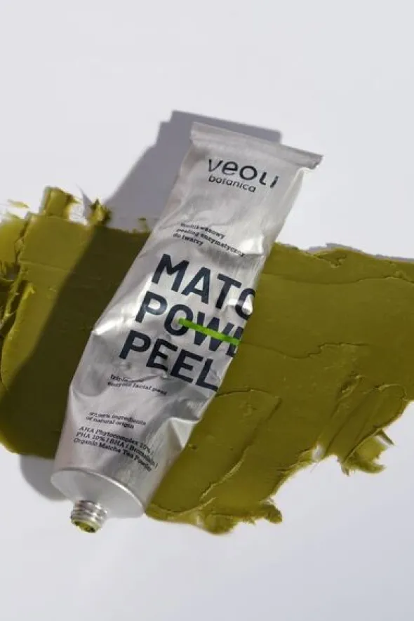 Veoli Botanica Matcha Power,peeling enzymatyczno-kwasowy do twarzy, 75ml