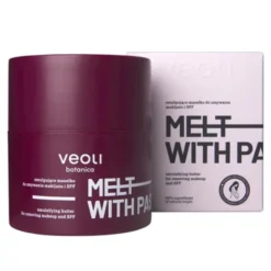 Veoli Botanica, MELT WITH PASSION, emulgujące masełko do zmywania makijażu i SPF, 40 g