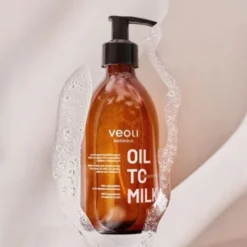 Veoli Botanica Oil To Milk, olejek myjący z ekstraktem z imbiru i witaminą E, 290 ml