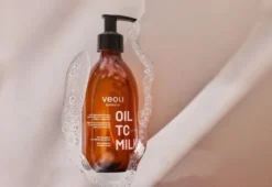 Veoli Botanica Oil To Milk, olejek myjący z ekstraktem z imbiru i witaminą E, 290 ml
