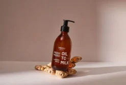 Veoli Botanica Oil To Milk, olejek myjący z ekstraktem z imbiru i witaminą E, 290 ml