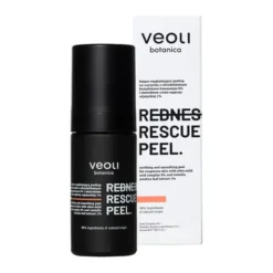 Veoli Botanica Redness Rescue Peel, peeling kojąco-wygładzający na naczynka, 30 ml