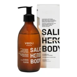 Veoli Botanica Salic Hero Body, żel oczyszczająco-złuszczający do mycia ciała, 280 ml